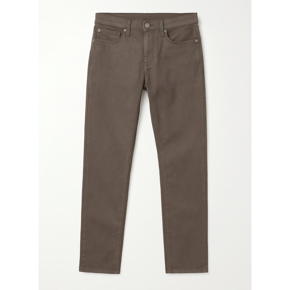 Lucky Brand 412 Athletic Slim Pants Men’s 30x30 Gray Brown Stretch Casual Jeans